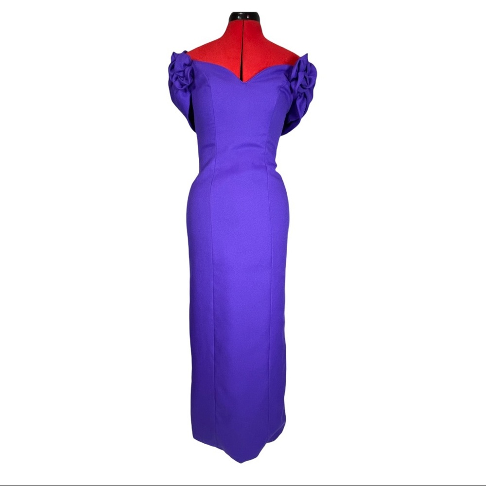 Vintage Off Shoulder Formal Dress Size 10.